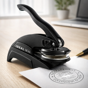 Notary Paper Embossing stamp