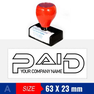 Custom Paid Stamp with Company Name (Trodat)
