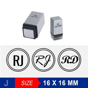 Monogram Stamps / 18 x18 mm