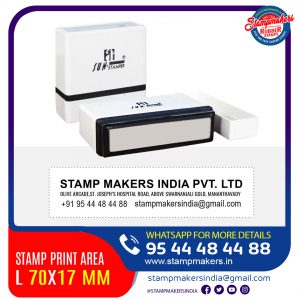 Address Stamp 70X17 mm