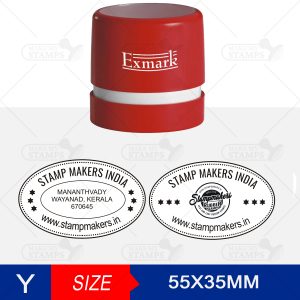 Oval Stamp / Oval Seal / Self Ink Oval Stamp / Pre-Ink Oval Stamp / Stamp in Oval Shape