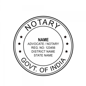 Notary Stamp / Notary Public Pre ink Stamp