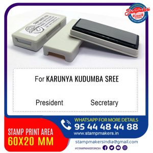 Proprietor Stamp - Pocket Stamp 60x20 mm
