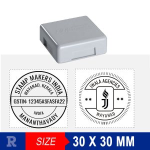Round Stamp 30X30 mm ( Pocket )
