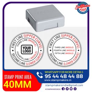Round Stamp 40X40 mm ( Pocket )