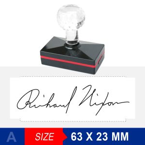 Signature Stamp / Signature Seal (Crystal Handle)