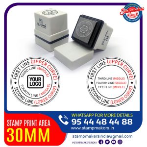 Round Stamp 30X30 mm